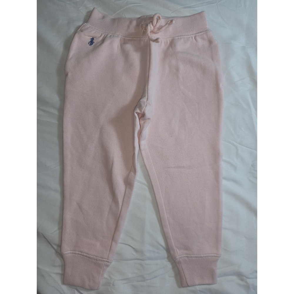 Polo Ralph Lauren Light Pink Sweatpants Leggings Joggers Kids Size 3T NWOT